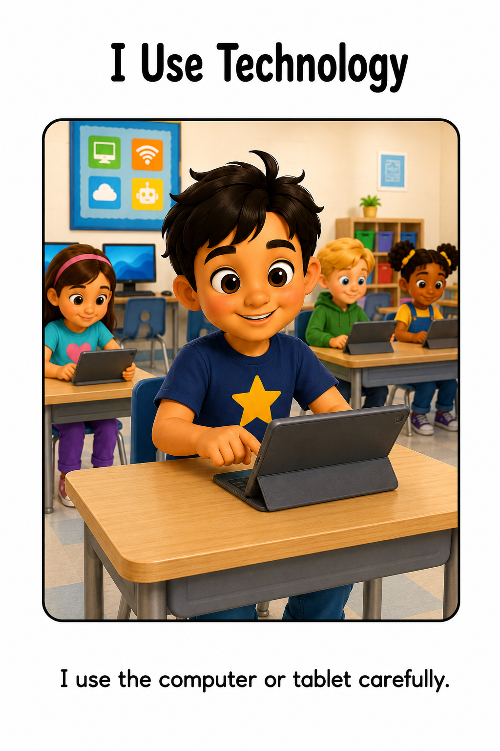 Going to Technology Class Social Story for Autism | Speech Fuel