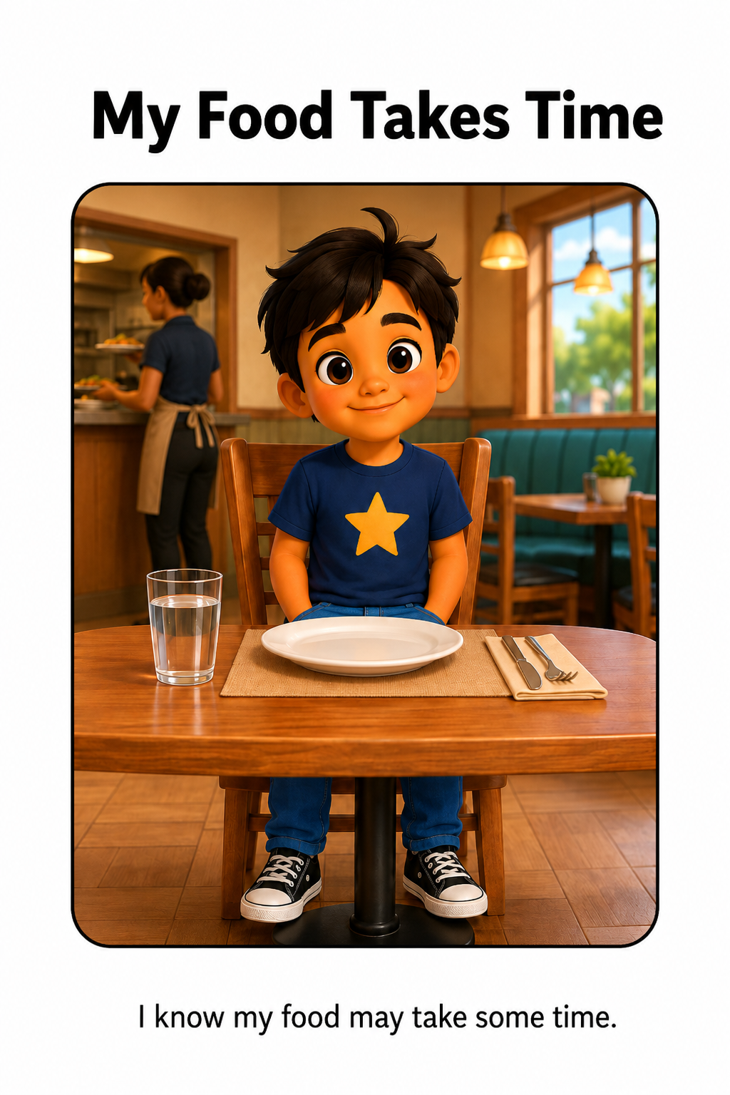 Waiting for My Food Social Story for Autism | Speech Fuel