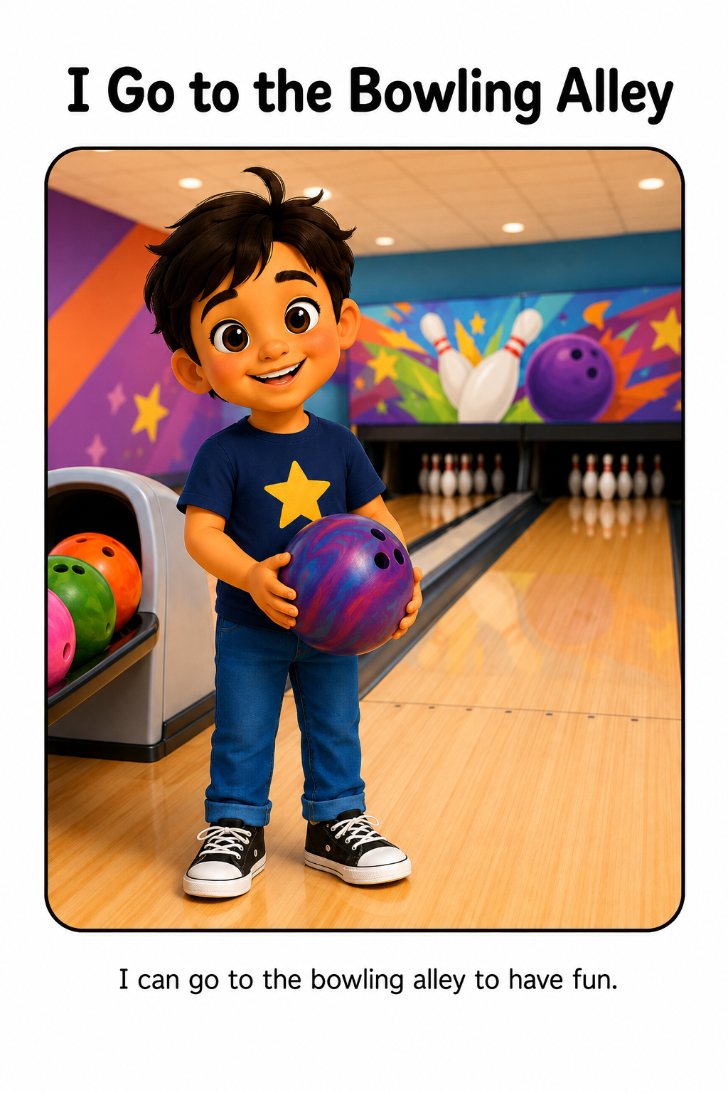 Going Bowling Social Story for Autism | Speech Fuel