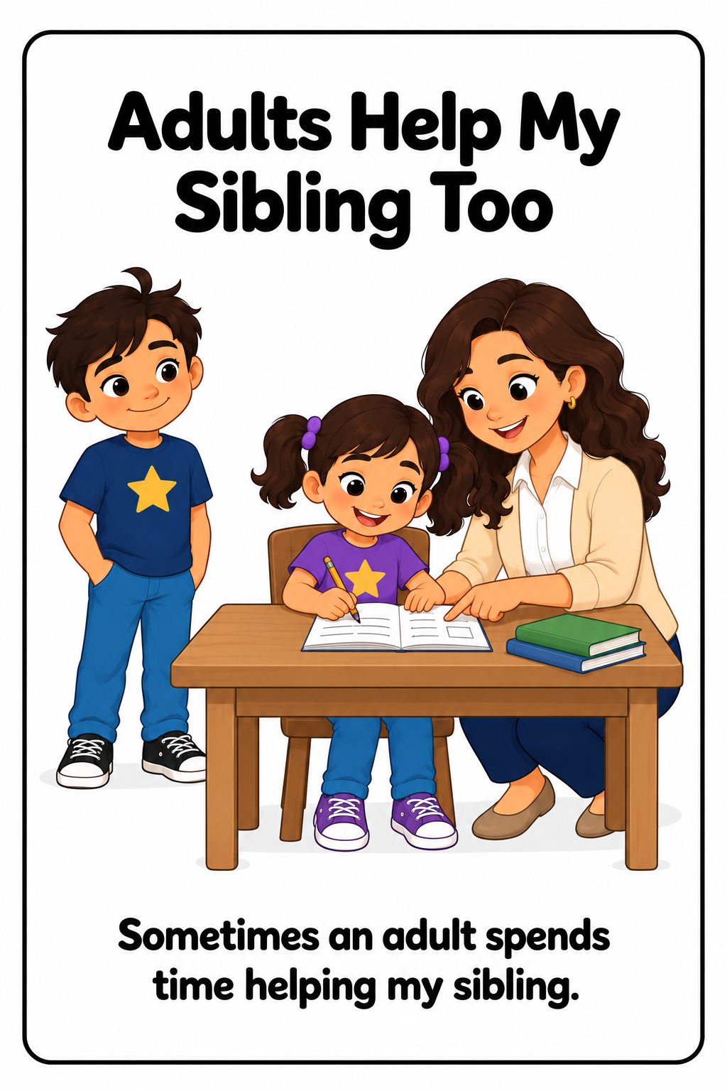 When My Sibling Gets More Attention From My Parent Social Story