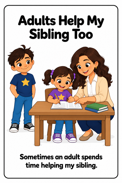 When My Sibling Gets More Attention From My Parent Social Story