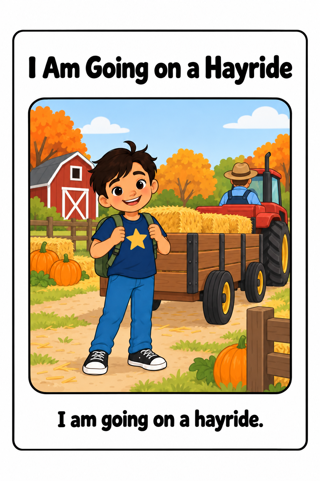 Going on a Hayride Social Story