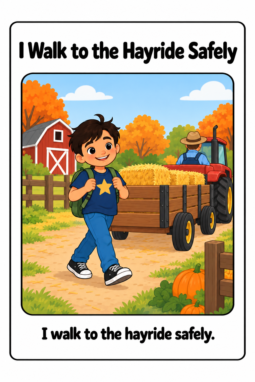Going on a Hayride Social Story