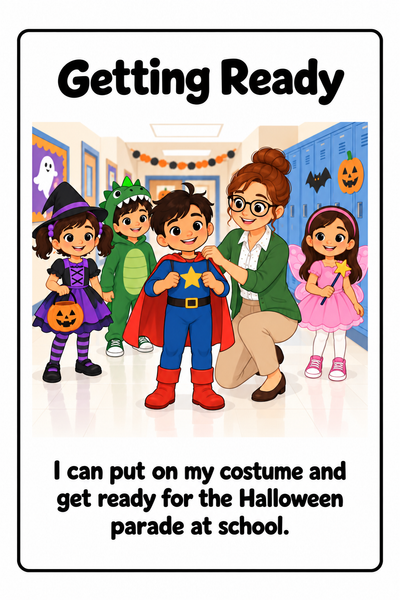 Halloween Parade at School Social Story