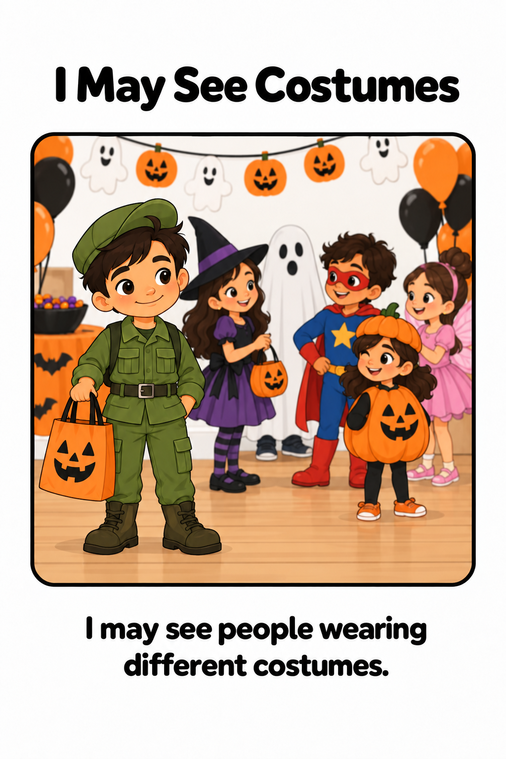 Going to a Halloween Party Social Story