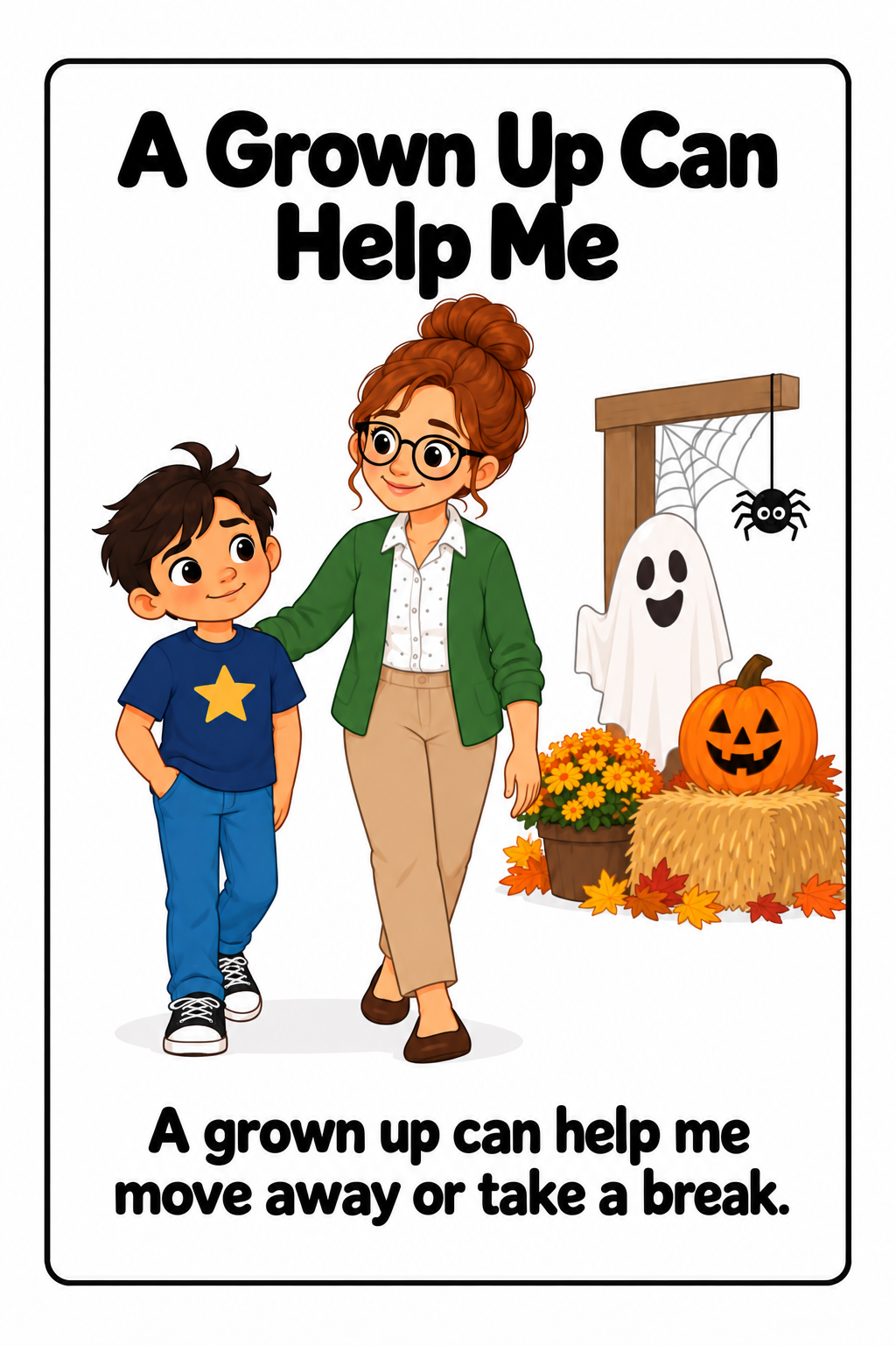 When Decorations Look Scary Social Story