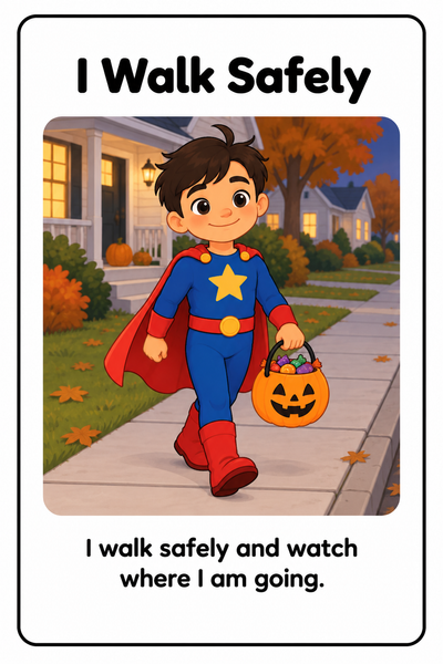 Trick or Treating Social Story
