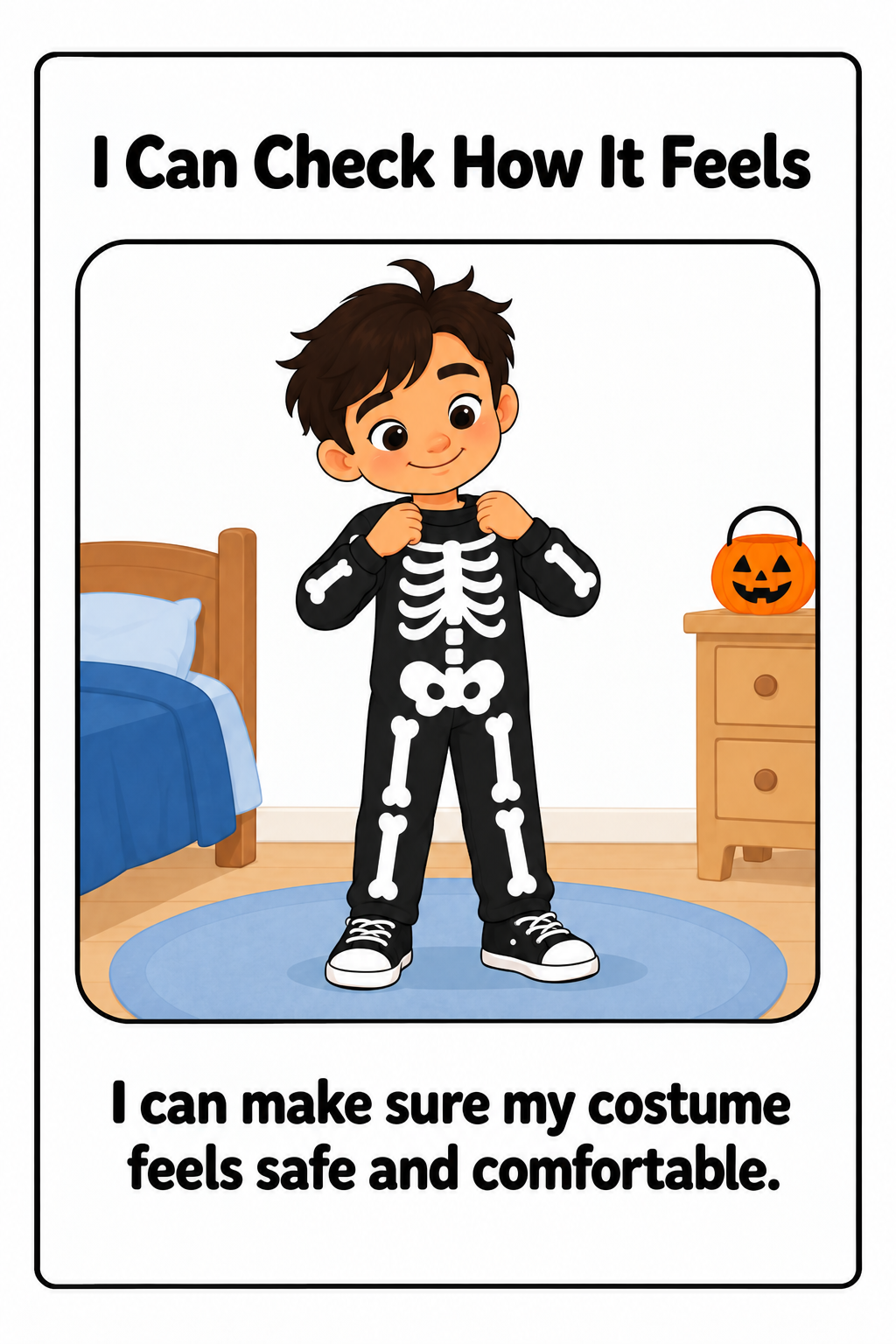 Wearing a Halloween Costume Social Story