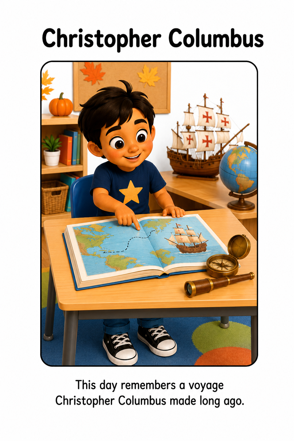 What Is Columbus Day Social Story for Autism | Speech Fuel