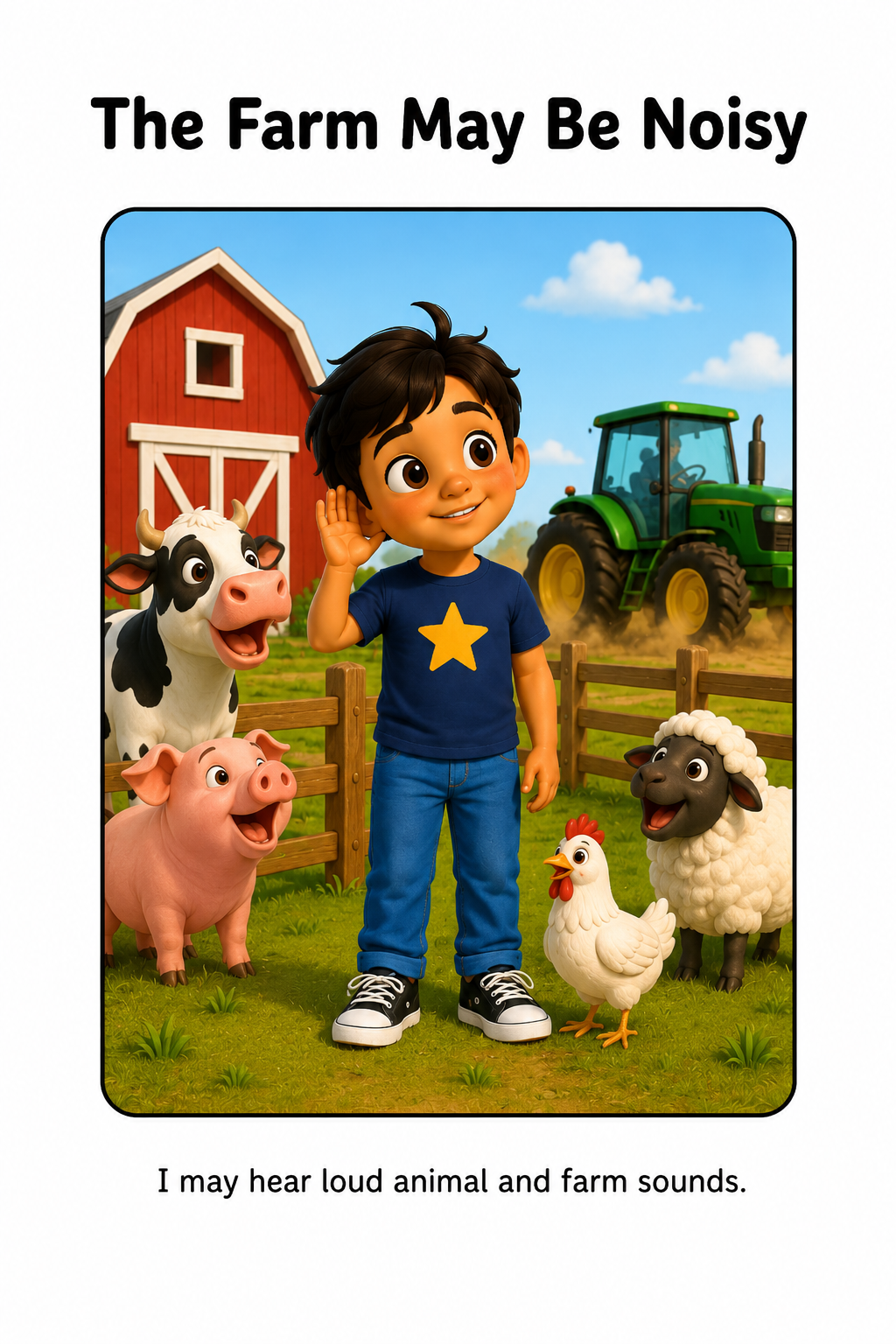 Visiting a Farm Social Story for Autism | Speech Fuel