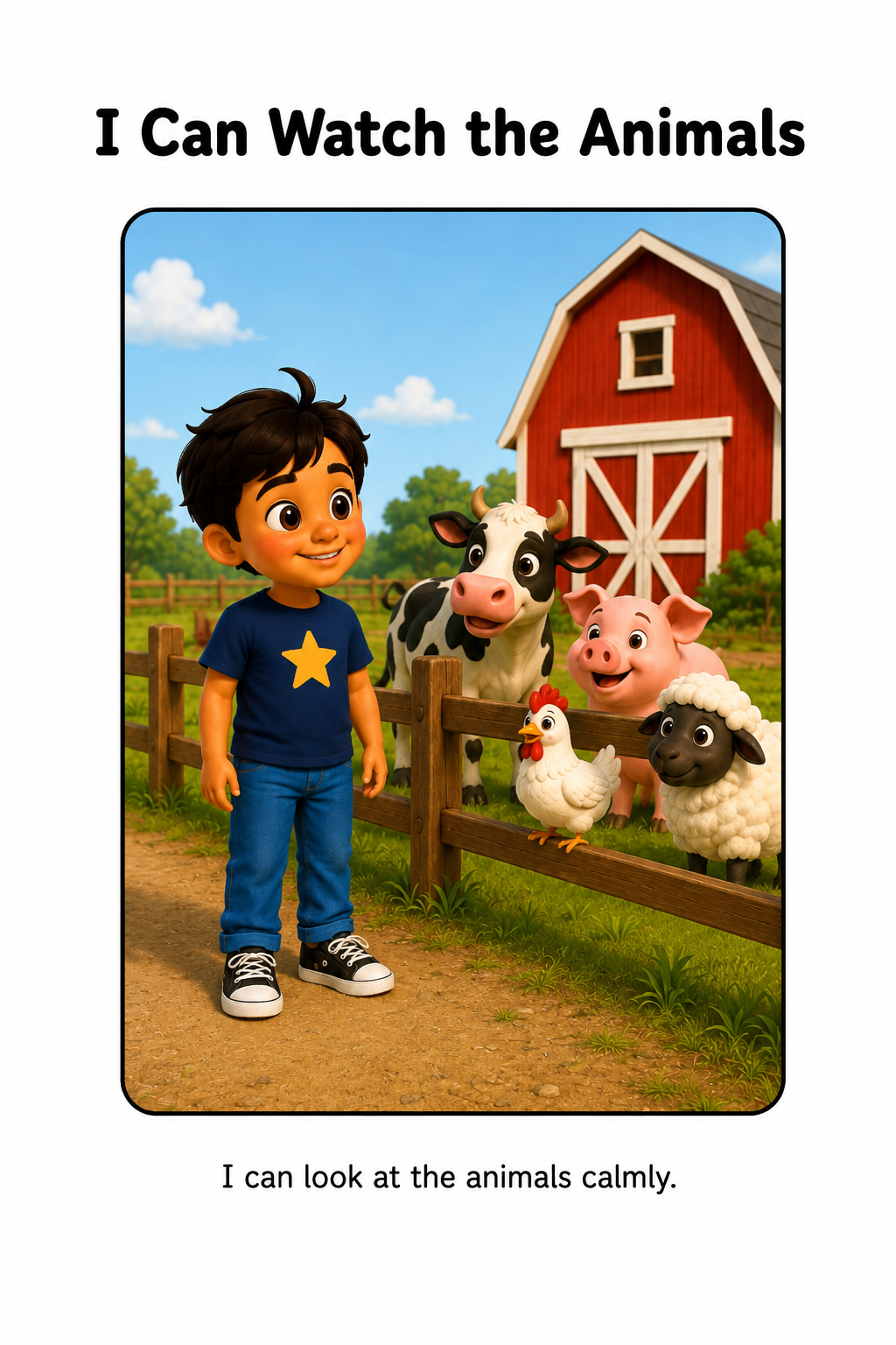 Visiting a Farm Social Story for Autism | Speech Fuel