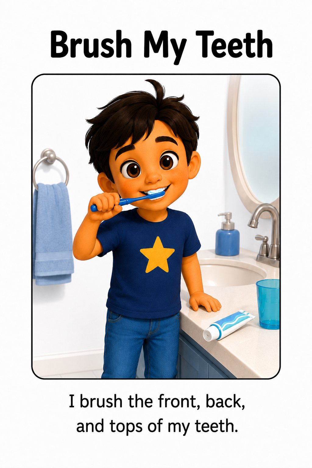 Brushing My Teeth Social Story for Autism | Speech Fuel