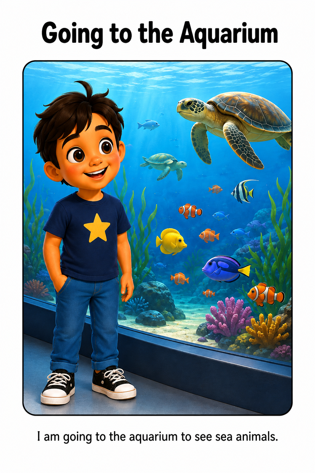 Going to the Aquarium Social Story for Autism | Speech Fuel