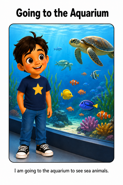 Going to the Aquarium Social Story