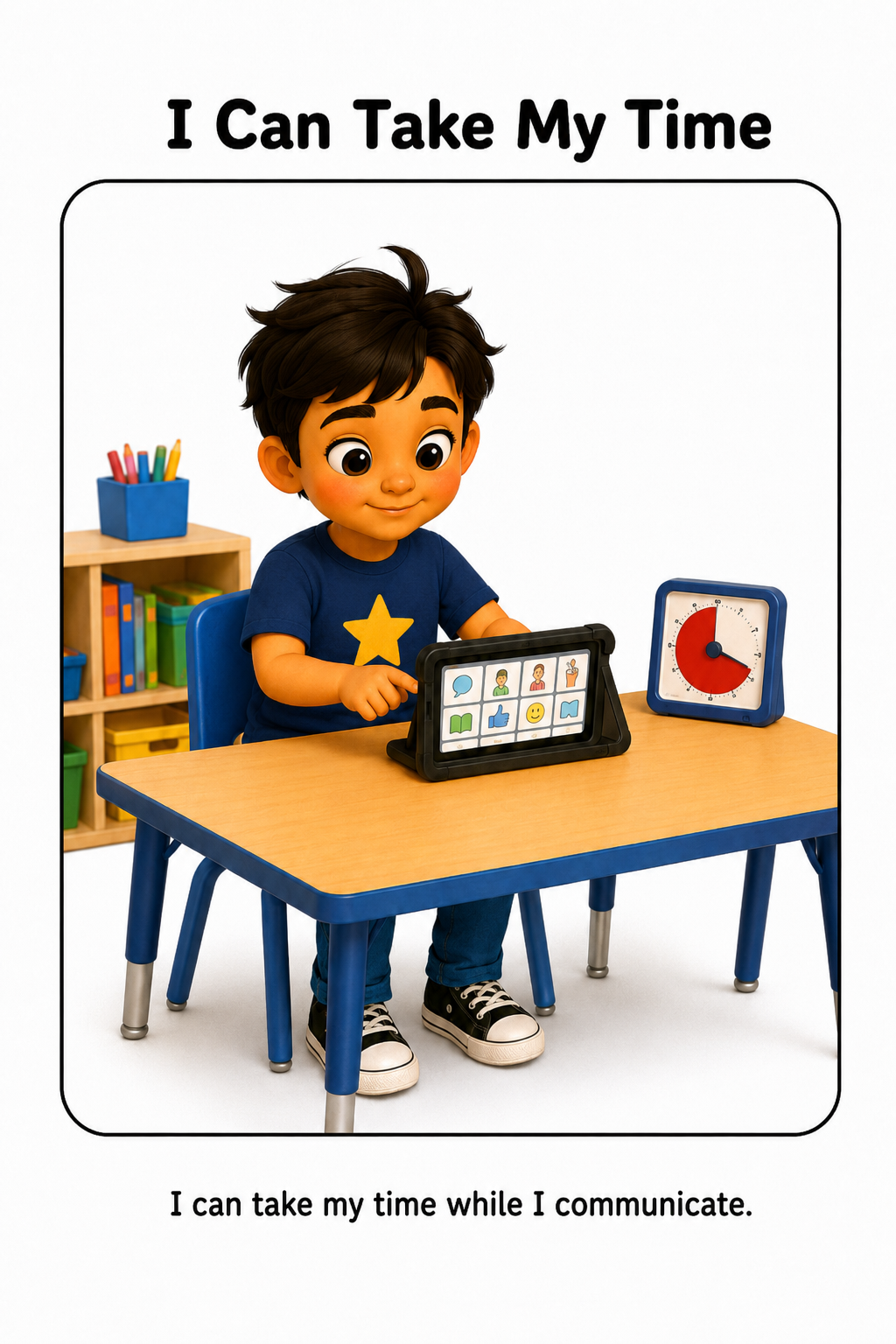 I Can Ask for More Time to Communicate Social Story for Autism | Speech Fuel