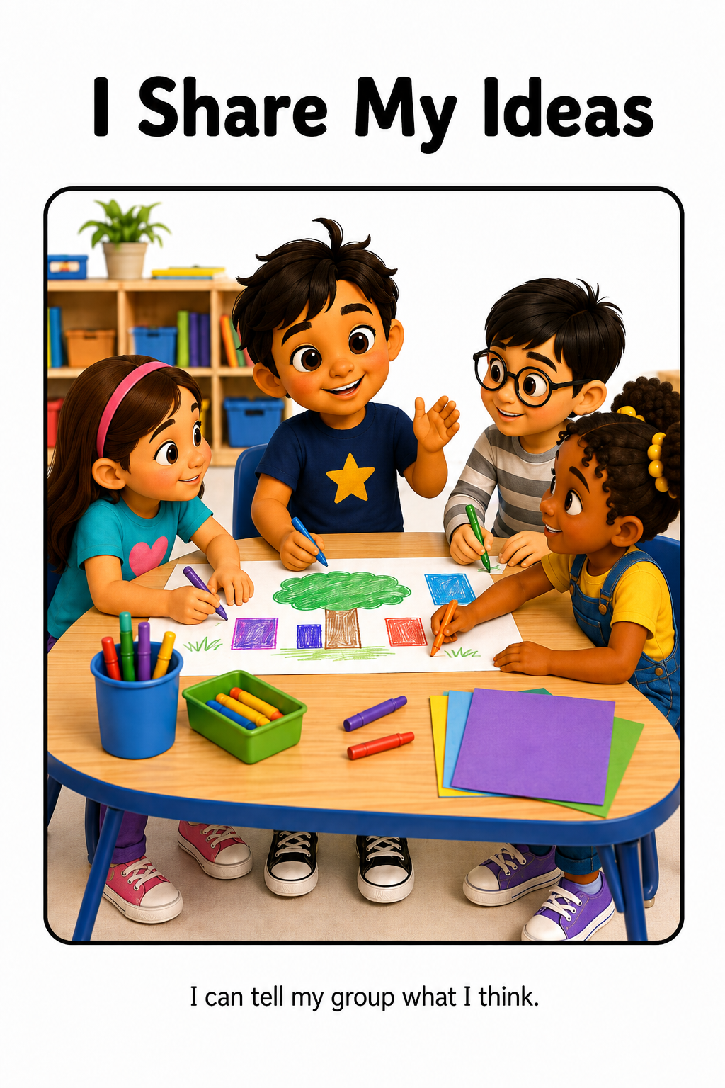 When I Have to Work in a Group Social Story for Autism