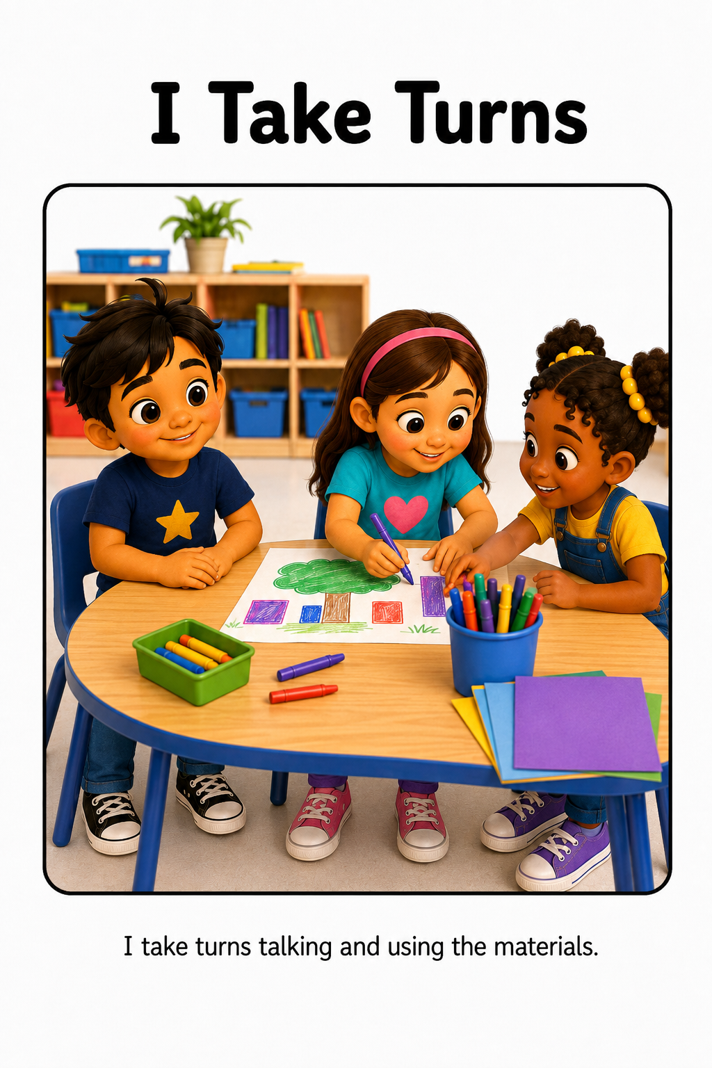 When I Have to Work in a Group Social Story for Autism