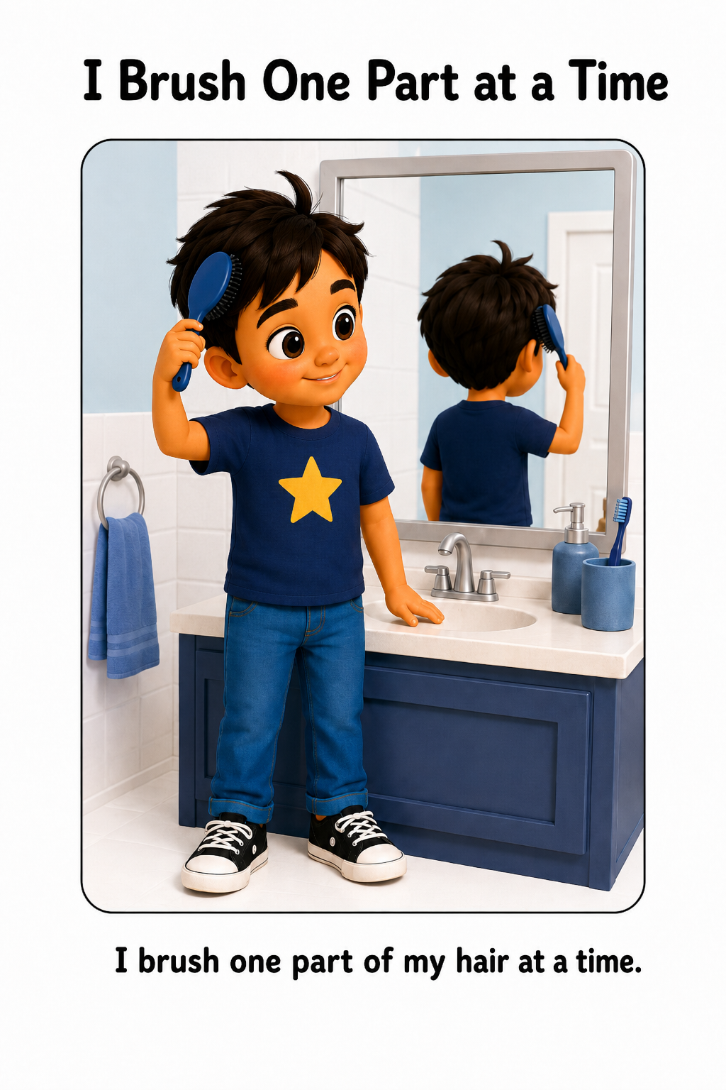 Brushing My Hair Social Story for Autism | Speech Fuel
