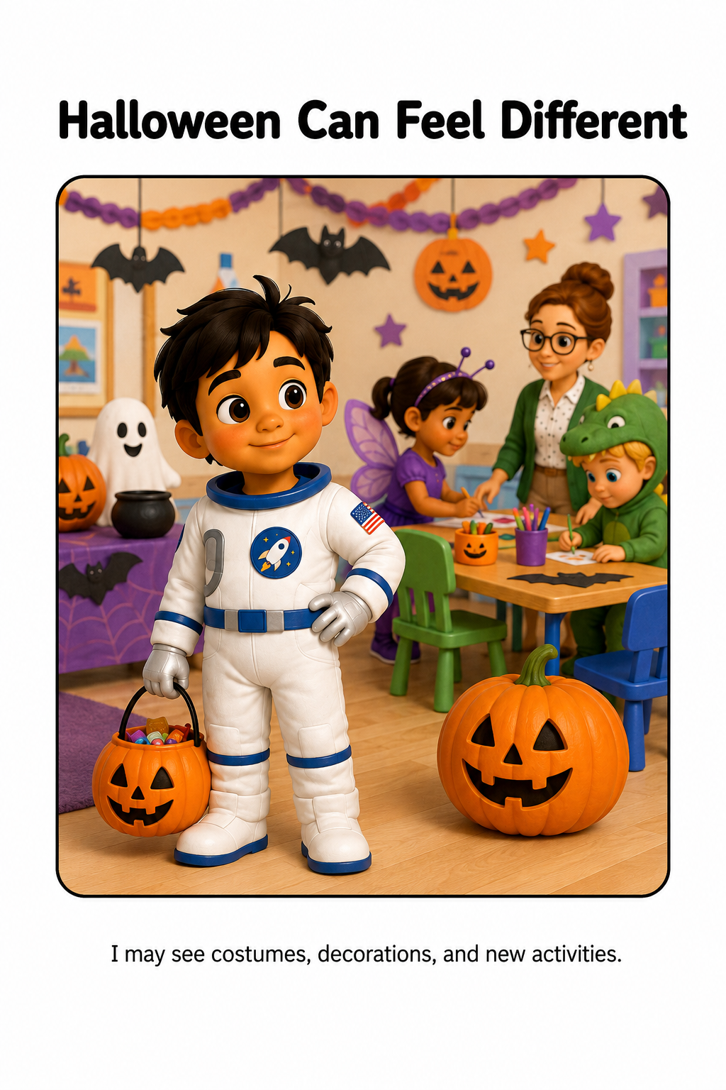 I Can Stay Calm During Halloween Activities Social Story