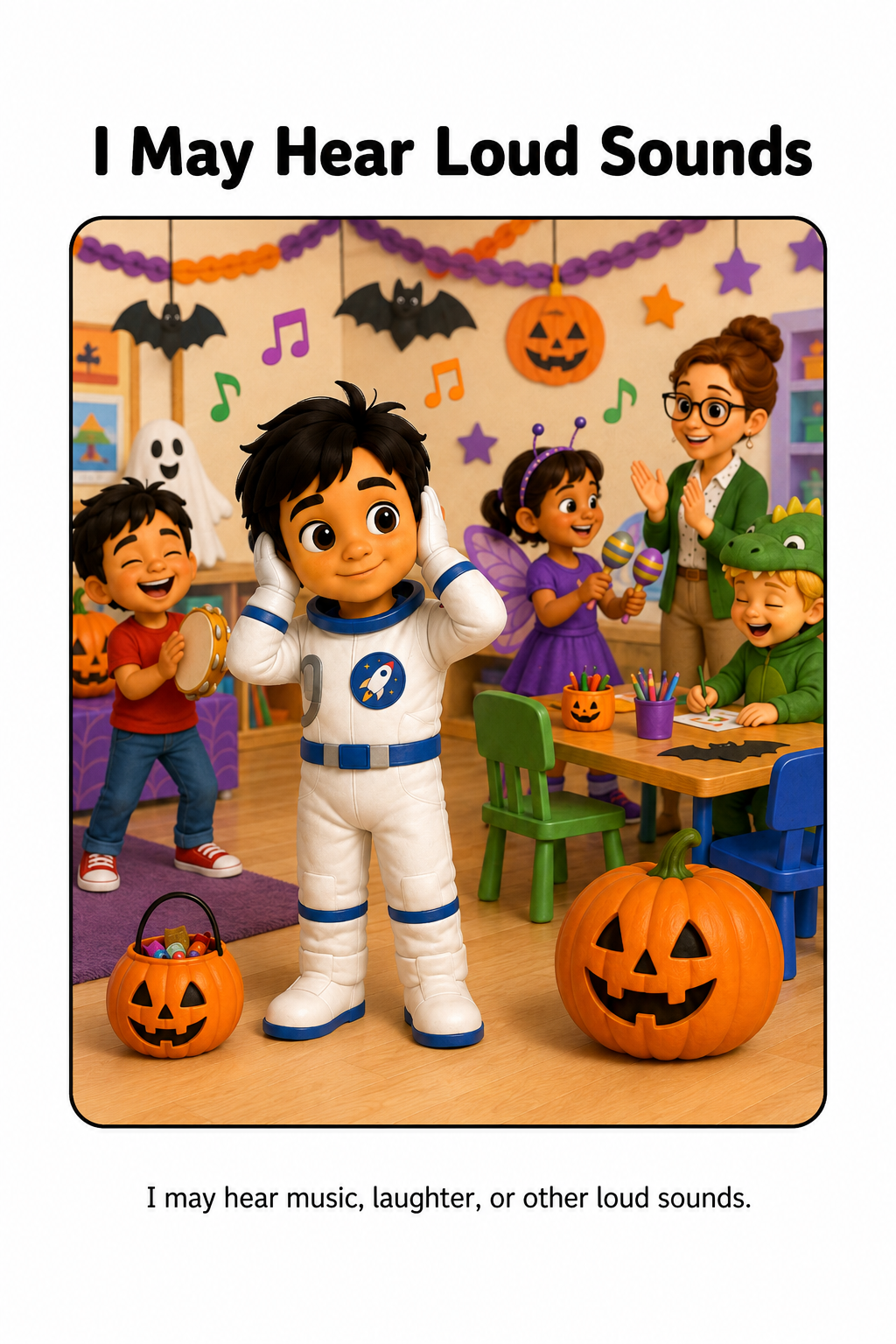 I Can Stay Calm During Halloween Activities Social Story