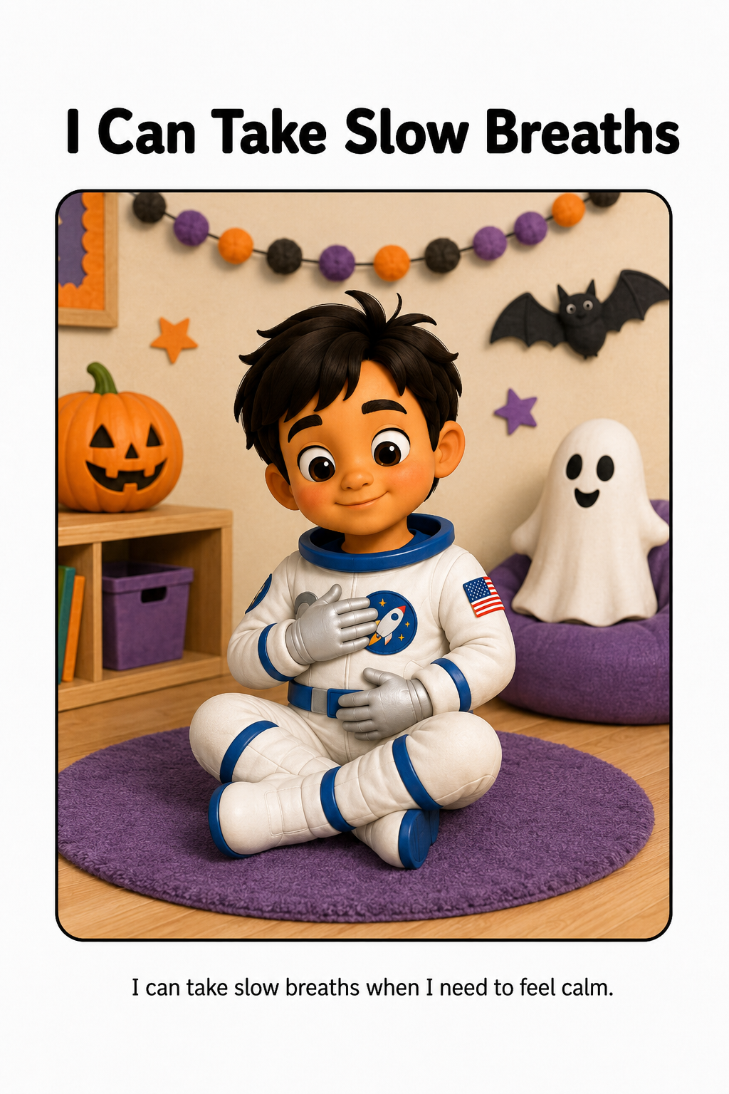 I Can Stay Calm During Halloween Activities Social Story