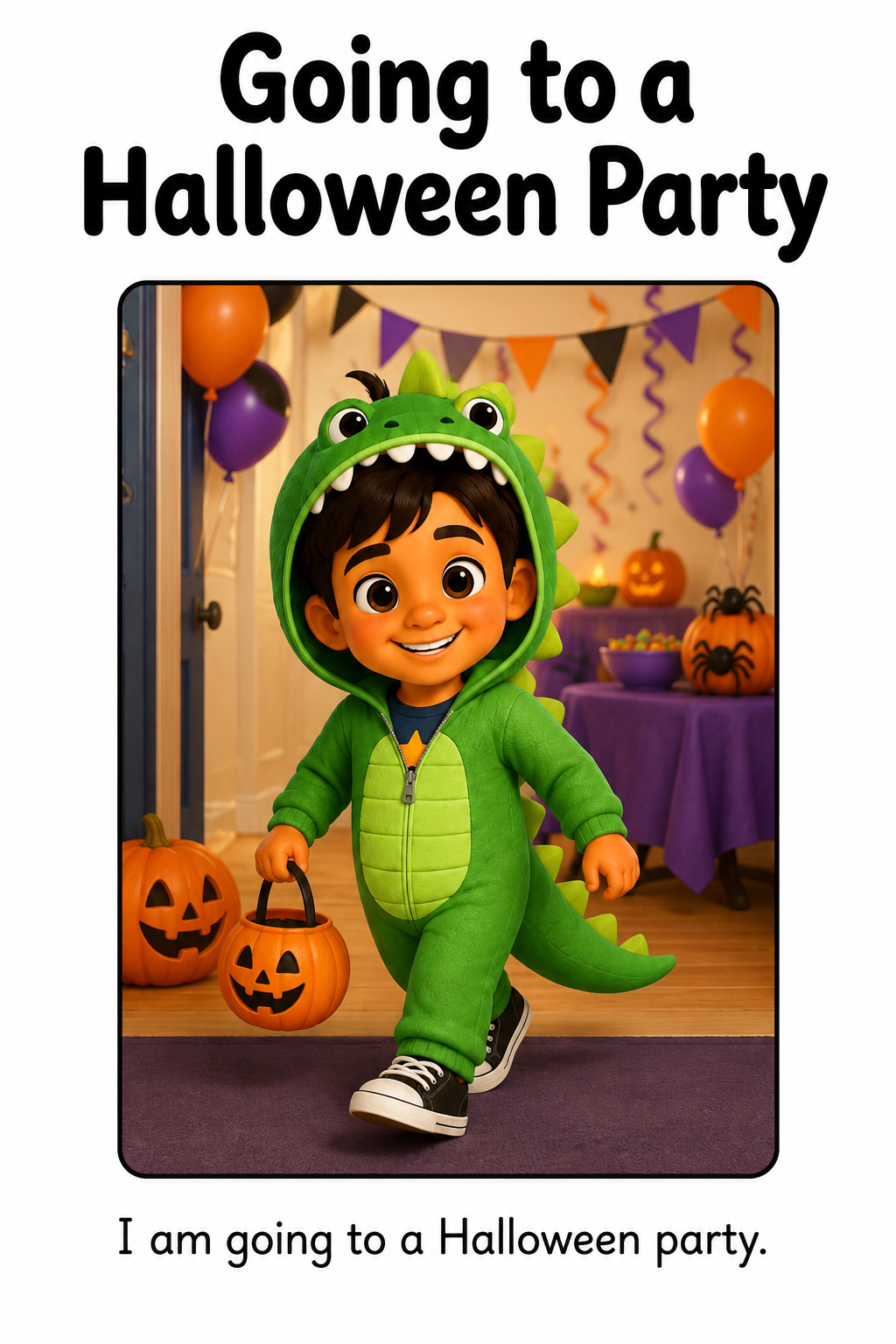 Going to a Halloween Party Social Story