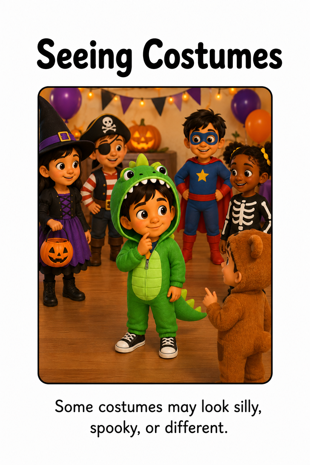 Going to a Halloween Party Social Story