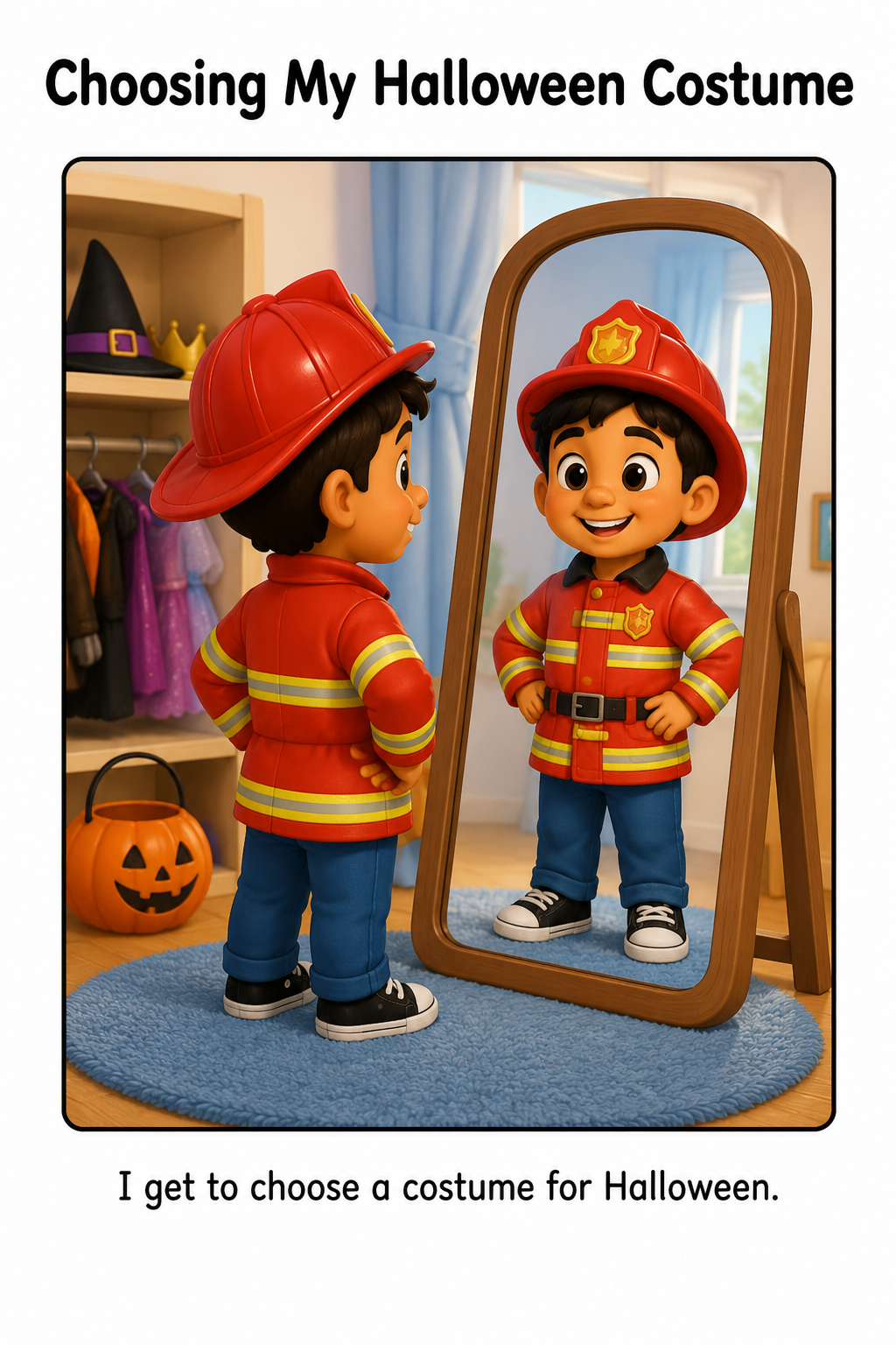 Choosing a Halloween Costume Social Story