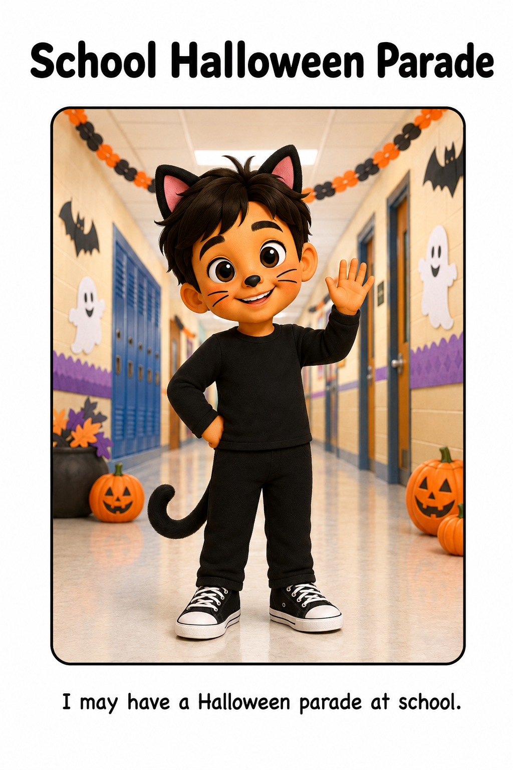 School Halloween Parade Social Story