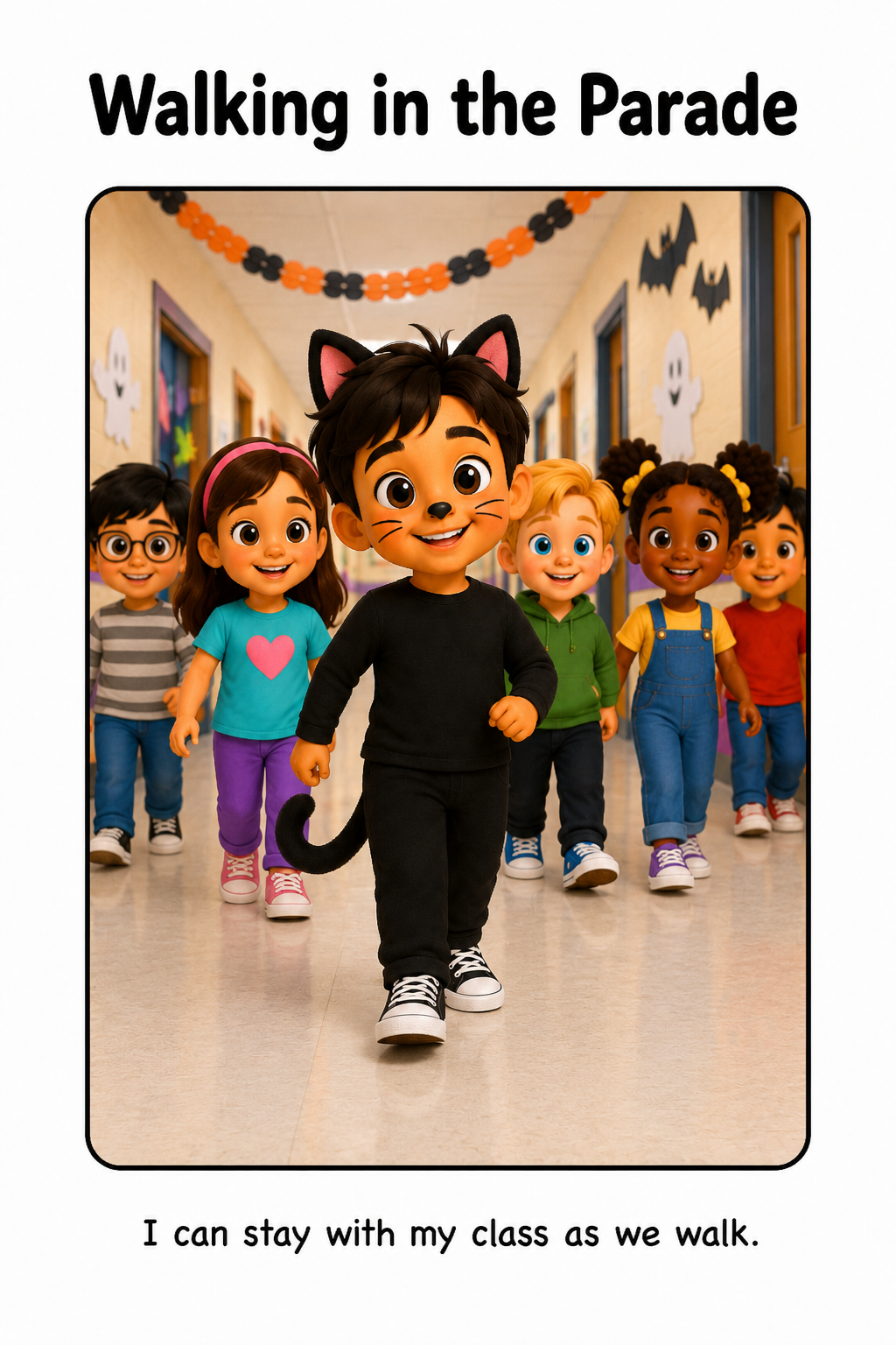 School Halloween Parade Social Story