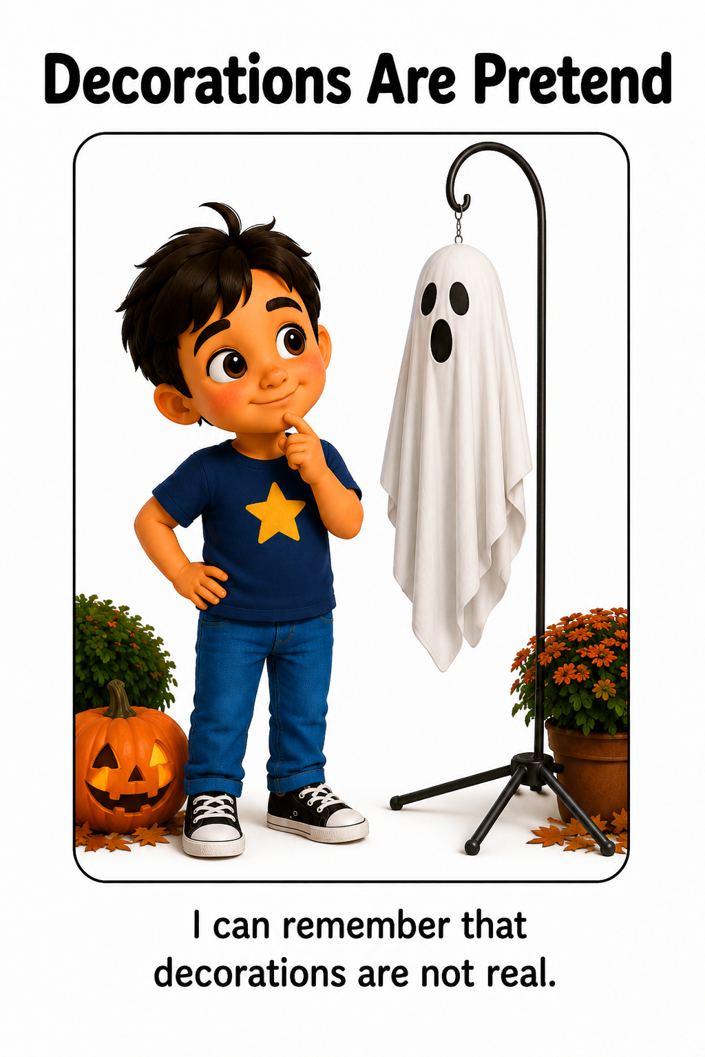 When Halloween Decorations Look Scary Social Story