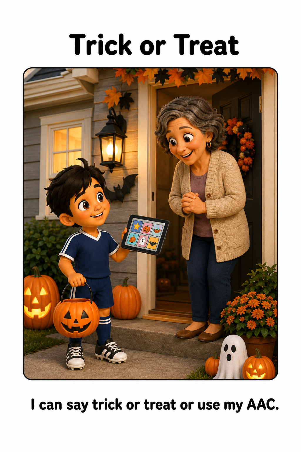 Going Trick or Treating Social Story