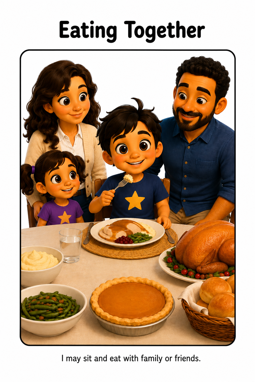 Thanksgiving Dinner Social Story