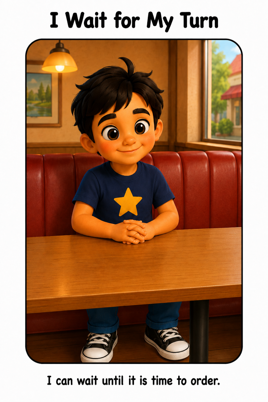 Ordering Food at a Restaurant Social Story