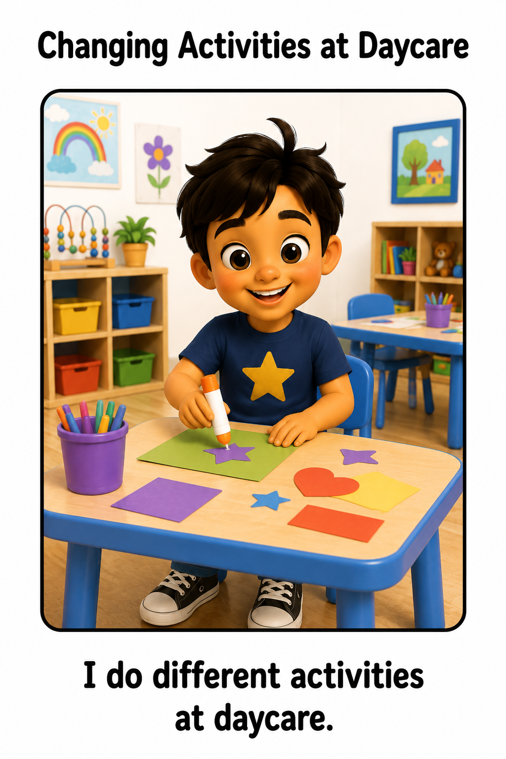 Changing Activities at Daycare Social Story