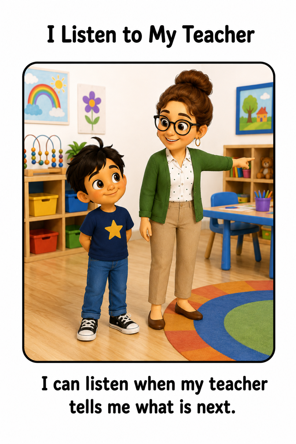 Changing Activities at Daycare Social Story