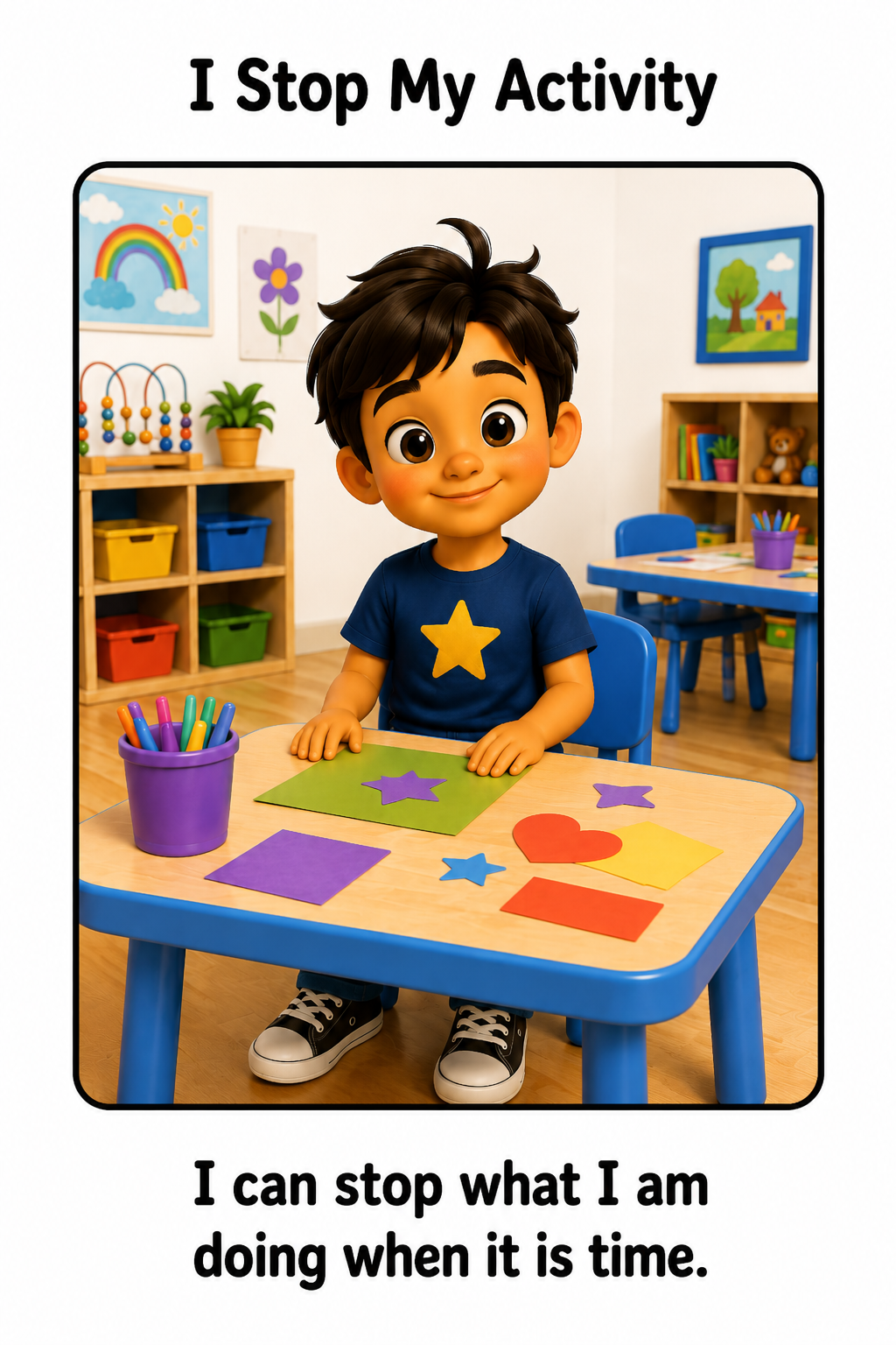 Changing Activities at Daycare Social Story