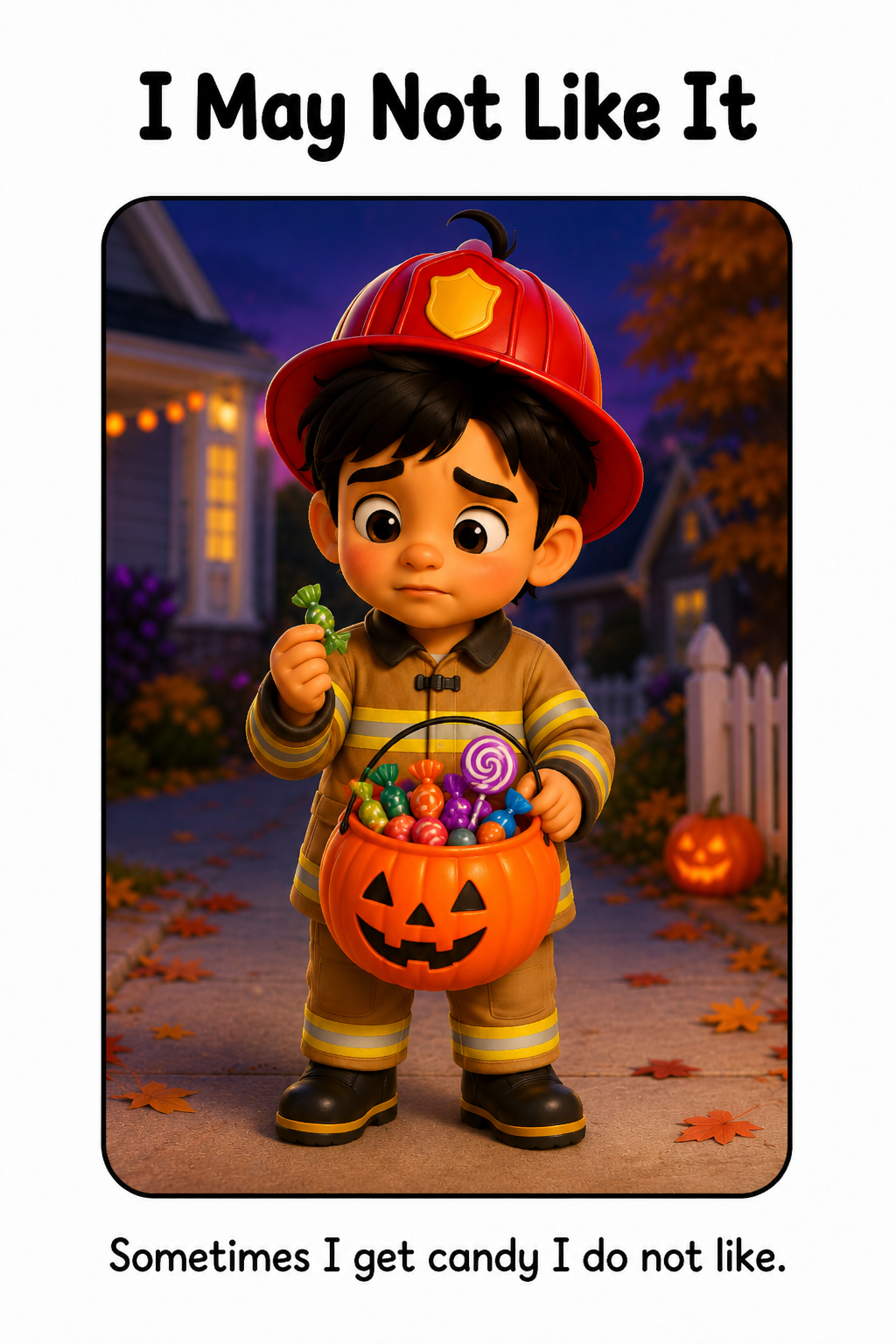 Getting Candy I Do Not Like Social Story for Autism | Speech Fuel