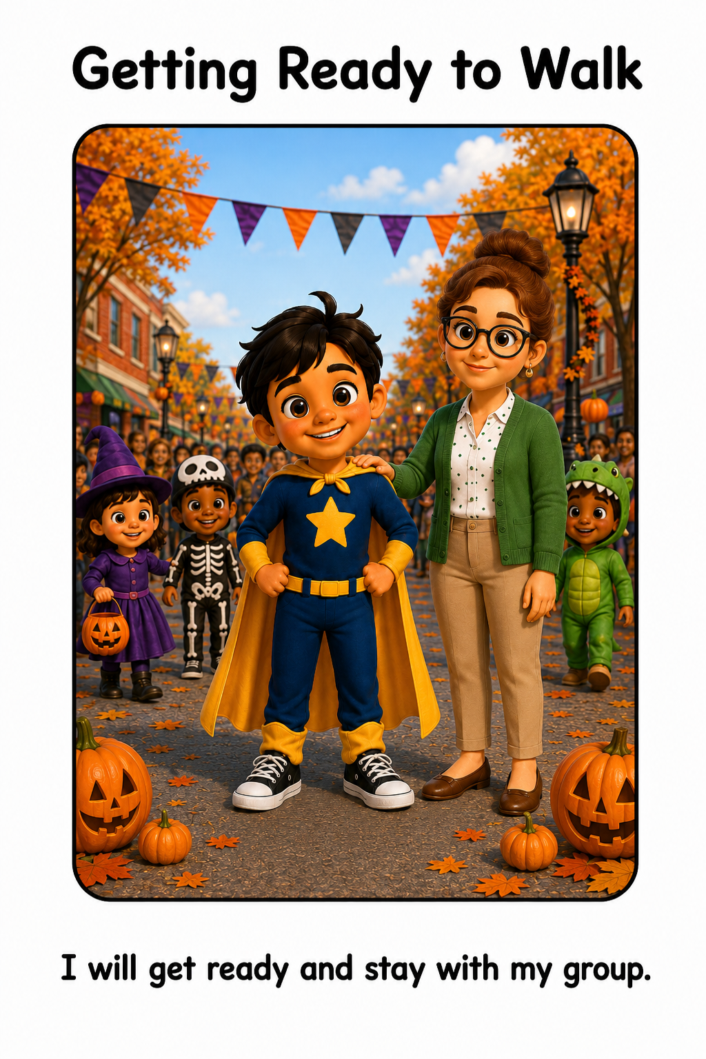Halloween Parade Social Story