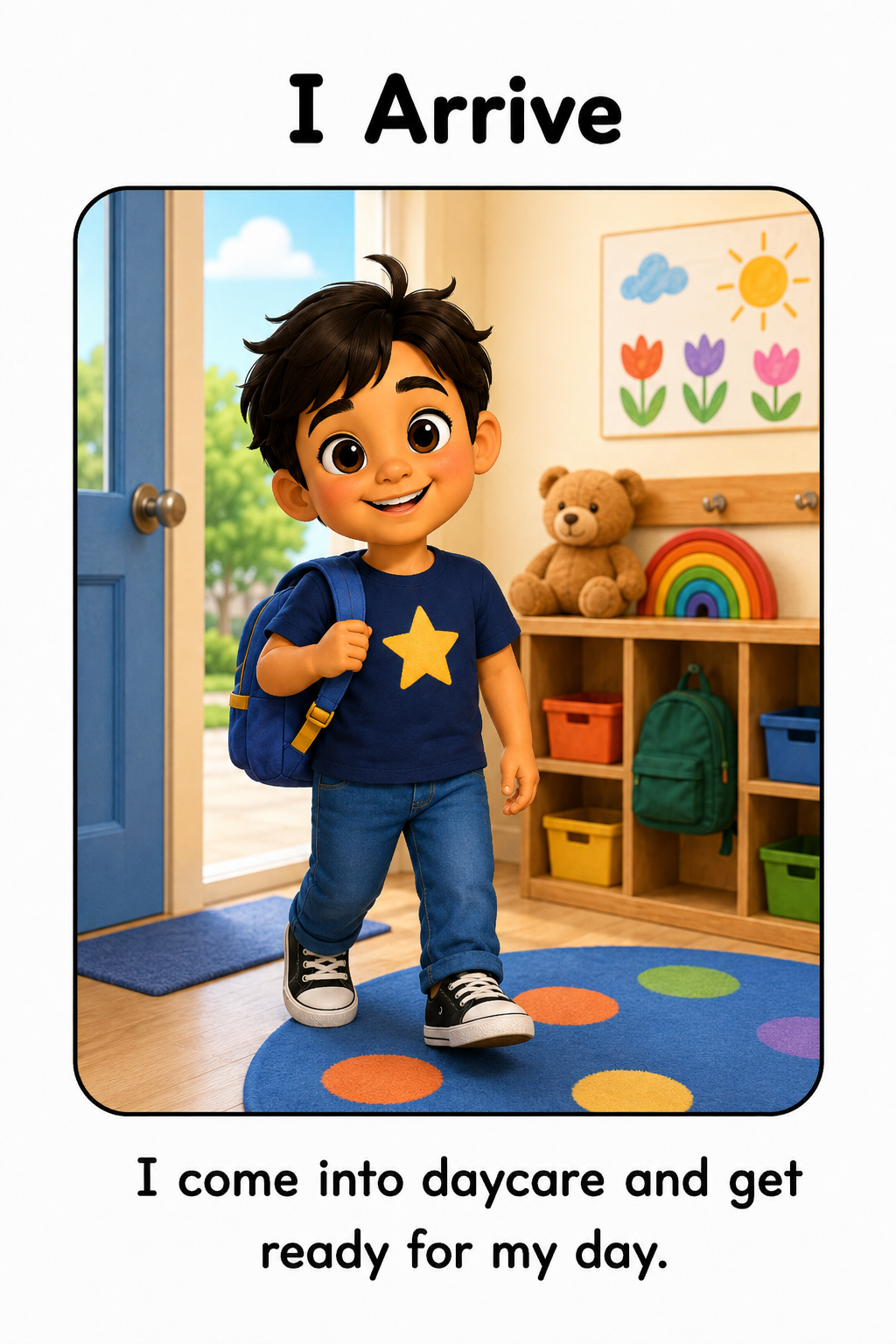 Following My Daycare Routine Social Story