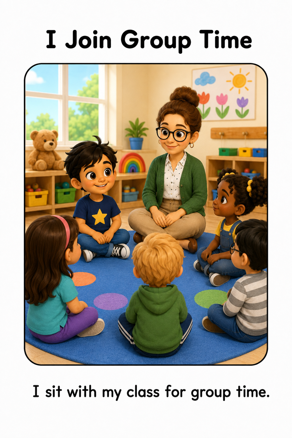 Following My Daycare Routine Social Story