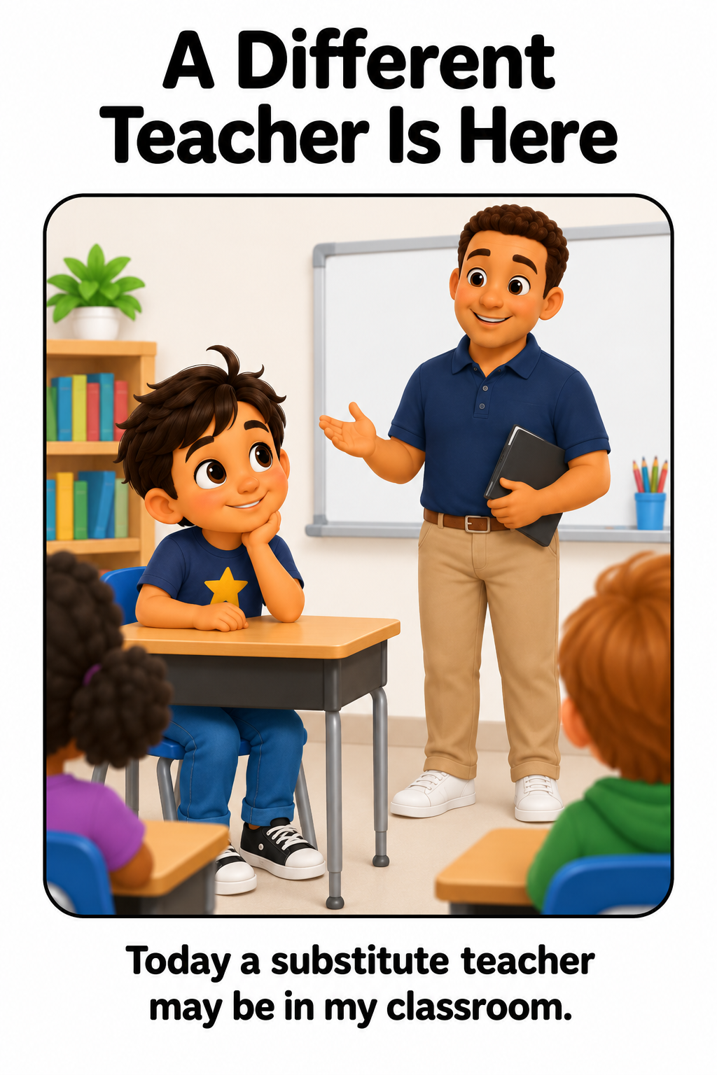 When There Is a Substitute Teacher Social Story