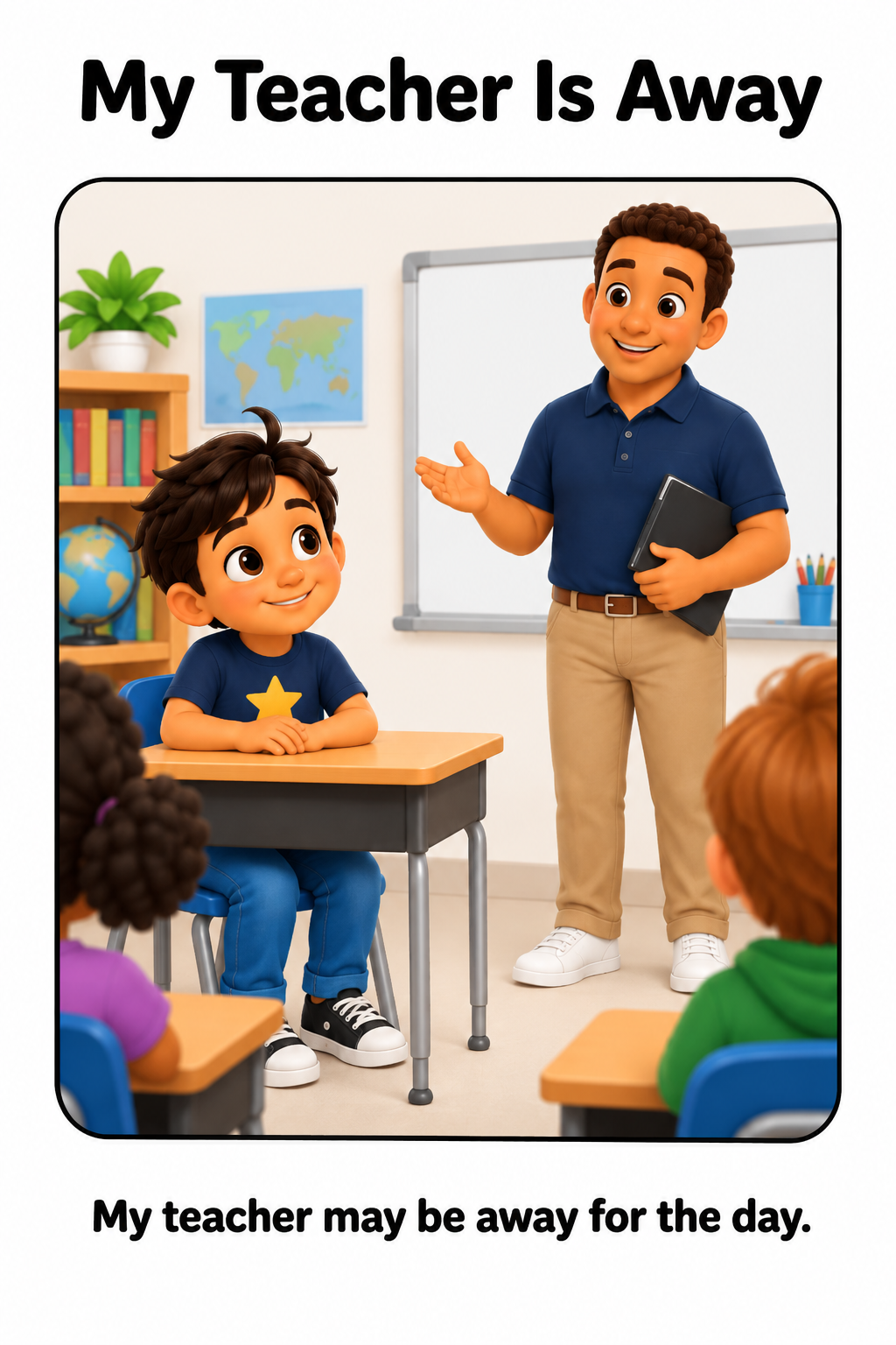 When There Is a Substitute Teacher Social Story