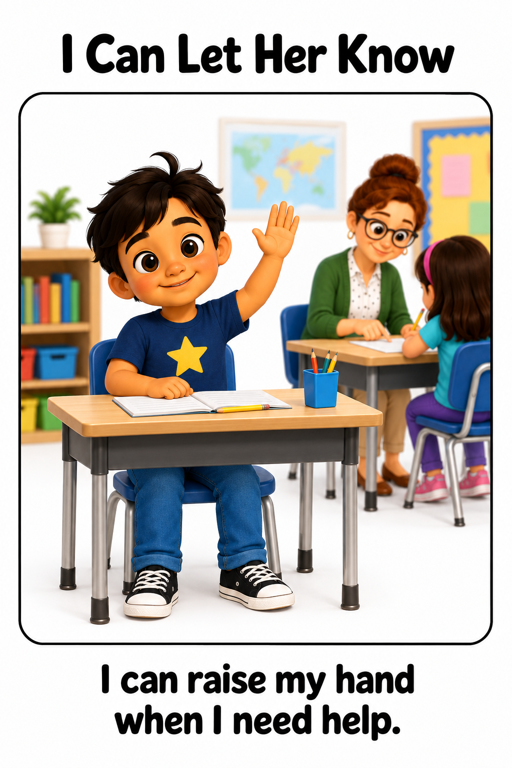 My Teacher Is Busy Social Story for Autism