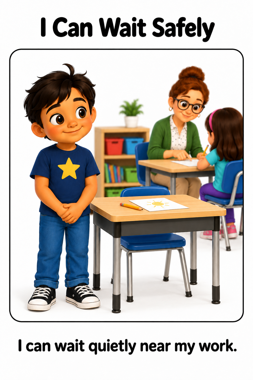 My Teacher Is Busy Social Story for Autism