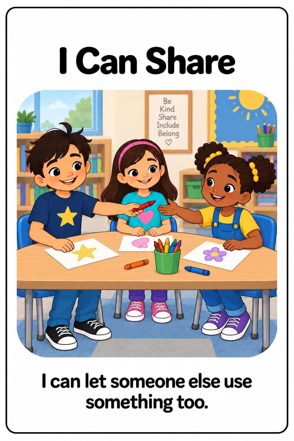 Sharing With Others Social Story