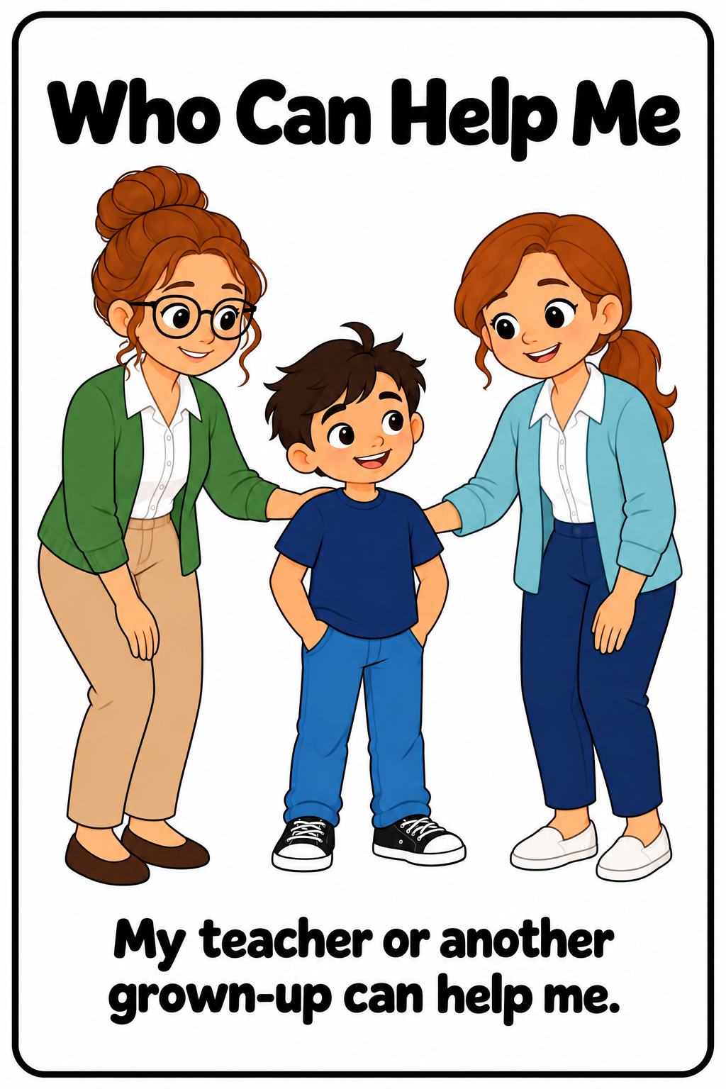 FREE Asking for Help Mini Social Story