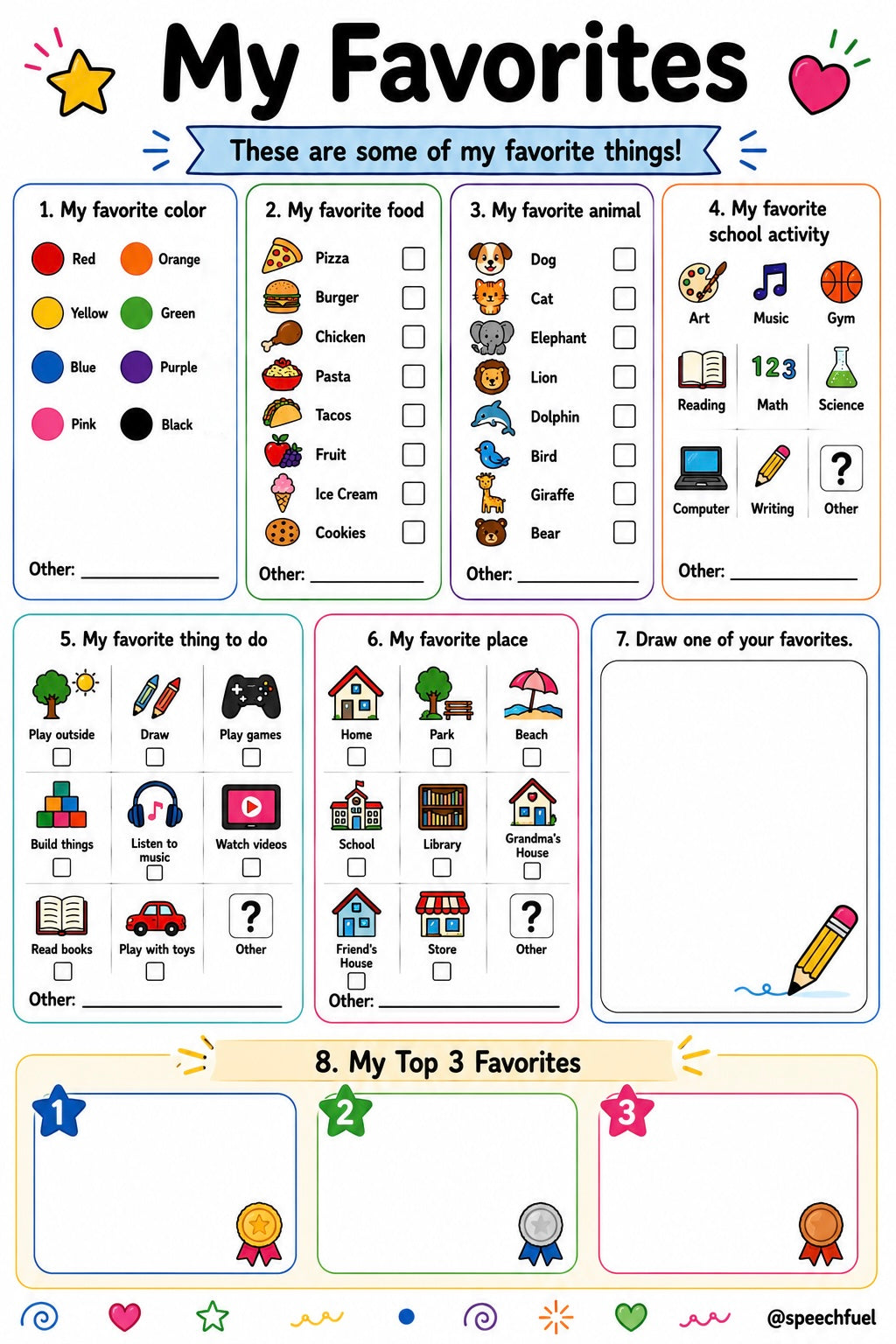 First Day of School Activity Pack for Autism | Speech Fuel