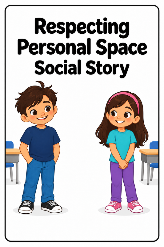 Respecting Personal Space Social Story