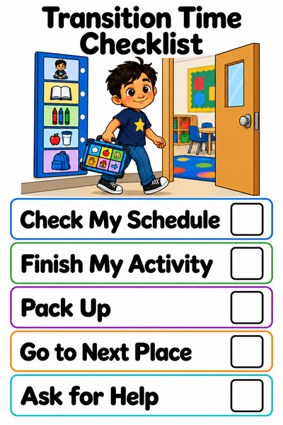 School Routine Checklists Bundle | 10 Printable Visual Supports
